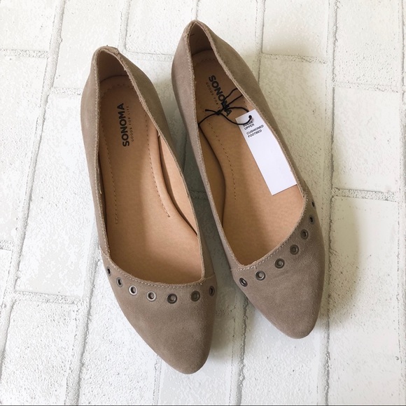 Sonoma Shoes - Donating 12/31 Sonoma Hadlee Taupe Flats, 8
